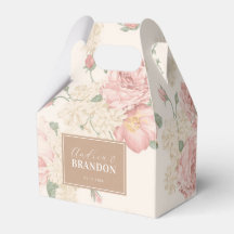 Vintage Kraft Rosenträdgård Blommiga Namn Bröllop
