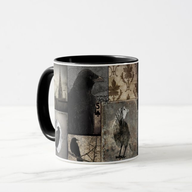 Vintage Kråka Collection Mugg (Framsida vänster)