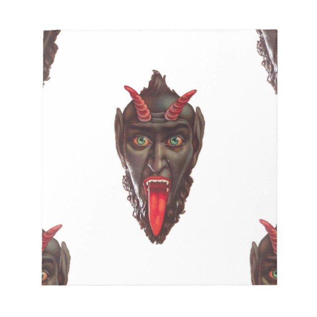 vintage krampus anteckningsblock (Framsida)