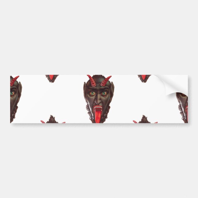 vintage krampus bildekal (Framsidan)