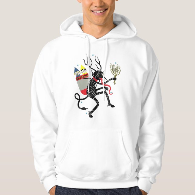 Vintage Krampus Hoodie (Framsida)