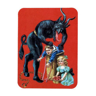 Vintage Krampus kylskåp (magnet) Magnet