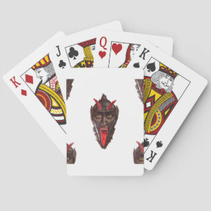 vintage krampus spelkort