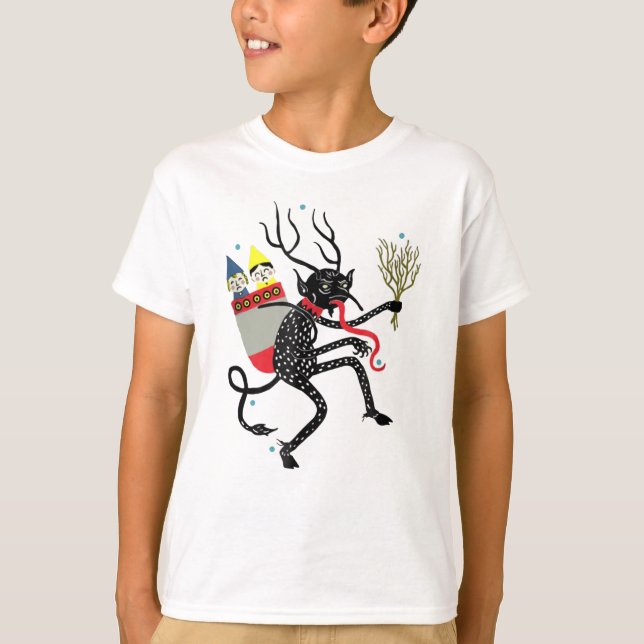 Vintage Krampus T Shirt (Framsida)