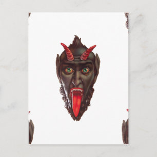 vintage krampus vykort