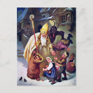 Vintage Krampus Vykort
