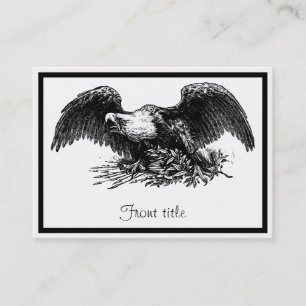 Vintage Krig Eagle Visitkort