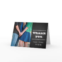 Vintage-krita Bröllopsfoto Tack