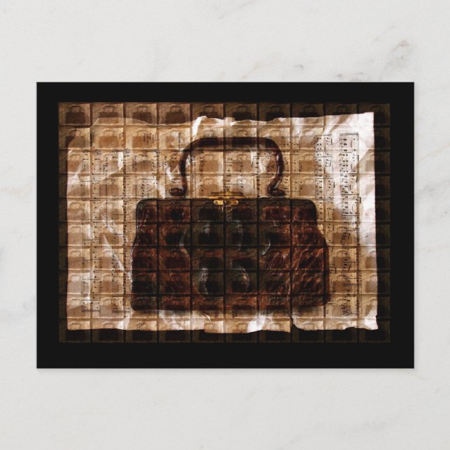 Vintage Krokodil Vykort (Framsida)