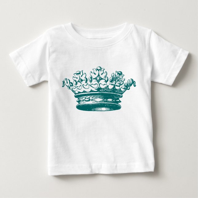 Vintage Krona - Moss Grönt T-shirt (Framsida)