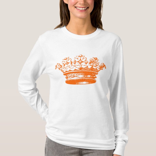 VINTAGE KRONA - ORANGE T-SHIRT (Framsida)