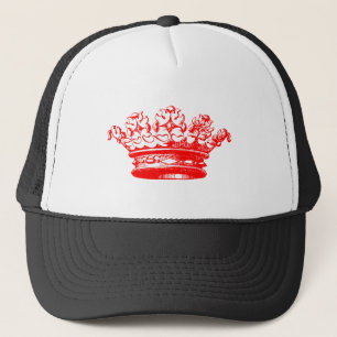 Vintage Krona - Röd Keps