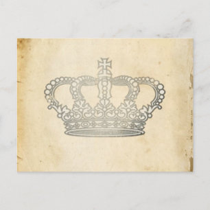 Vintage Krona Vykort