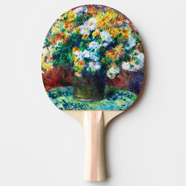 Vintage Krysantemum av Pierre-Auguste Renoir Pingisracket (Framsidan)