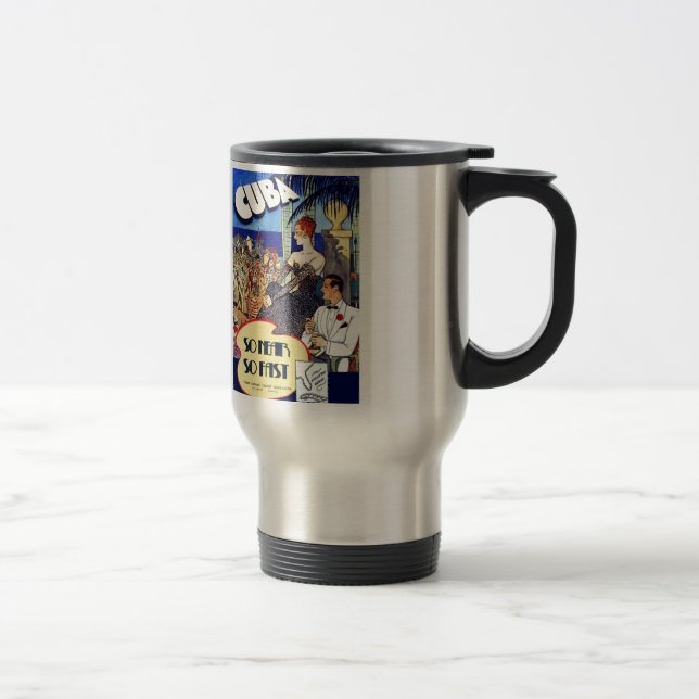 Vintage Kuba så nära så snabb resa Resemugg (Höger)