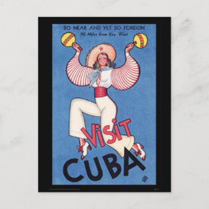 Vintage Kuba - Vykort