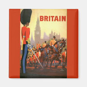 Vintage Kung British Royal Guard Underbar UK Magnet