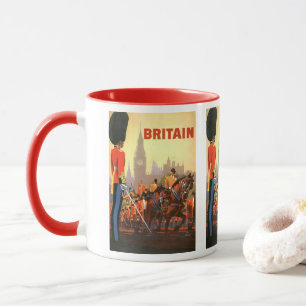 Vintage Kung British Royal Guard Underbar UK Mugg