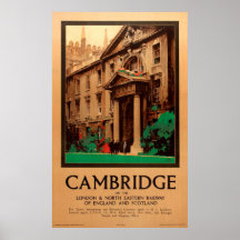Vintage Kung College Cambridge Fred Taylor Travel