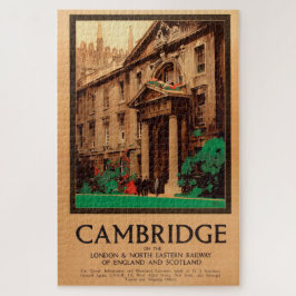 Vintage Kung College Cambridge Fred Taylor Travel Pussel