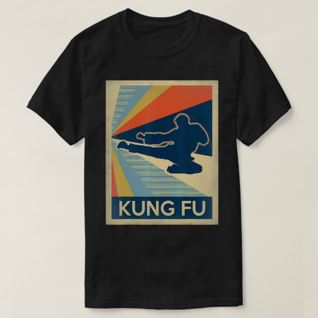 Vintage kung fu t shirt (Design framsida)