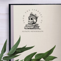 Vintage Kung Skulls Anpassningsbar från Bibliotek