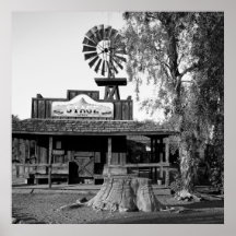 Vintage Kvarn Black and White Photo