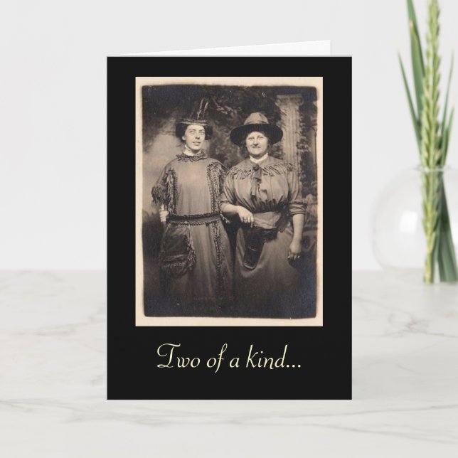 Vintage Kvinnor Kort (Framsida)