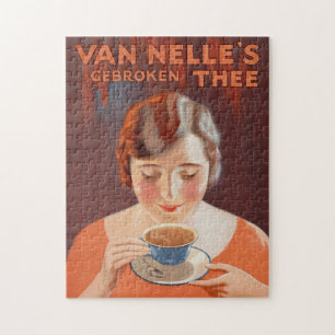 Vintage Kvinnor som dricker tea Pussel