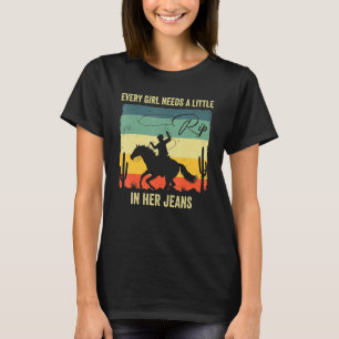 Vintage kvinnor varje flicka behöver en liten bit t shirt