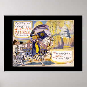 Vintage Kvinnors lidande Poster