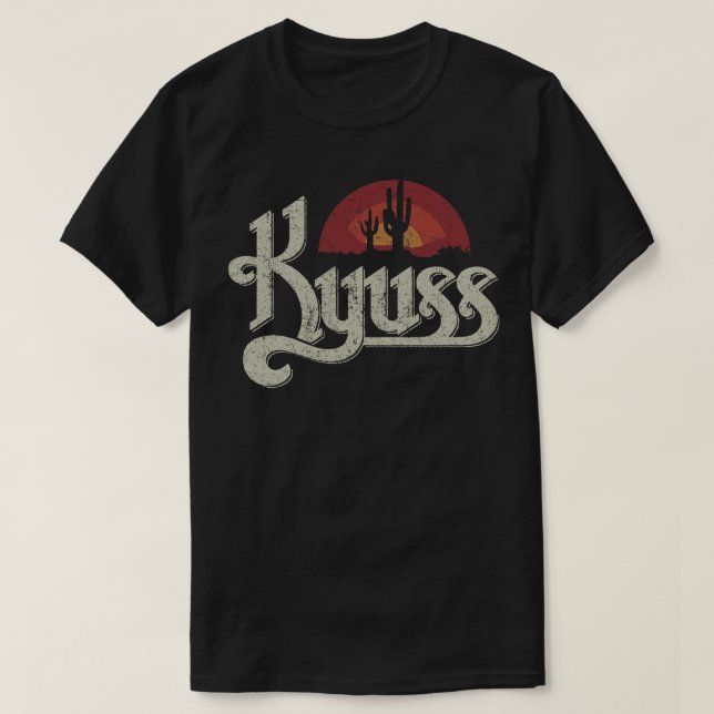 Vintage Kyuss Sunset 1987 T Shirt (Design framsida)