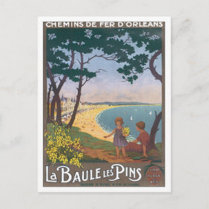 Vintage La Baule Les Stift Vykort