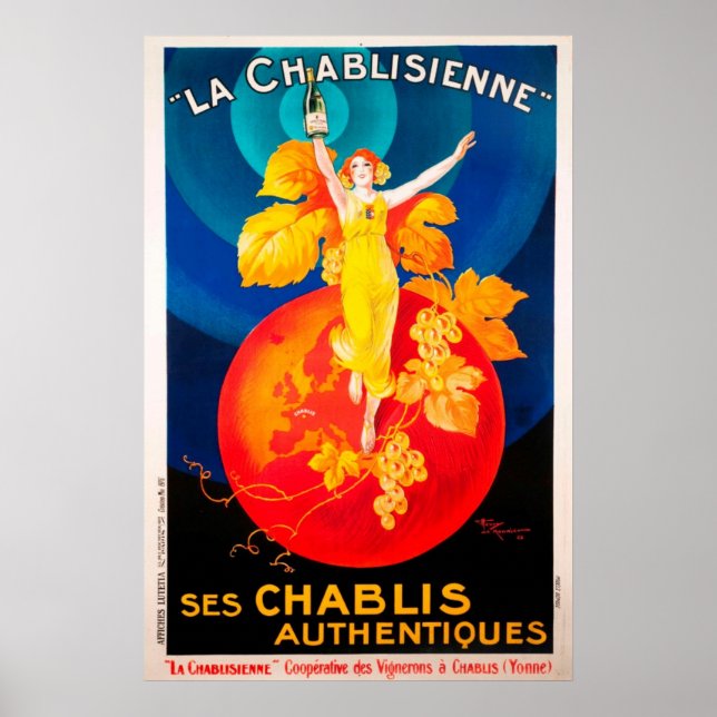 Vintage La Chabilsienne Poster (Framsidan)