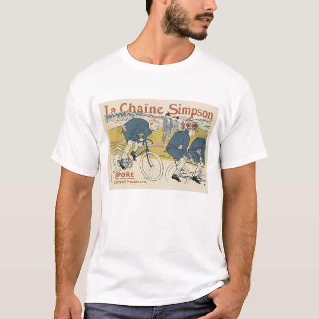 Vintage La Chaine Simpson T-shirt (Framsida)