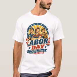 Vintage Labor Day Amerikanska Arbetare Grafisk T-S T Shirt
