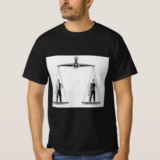 Vintage Labour vs Management, Scale of Justice Tröja (Framsida)