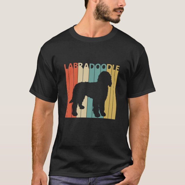 Vintage Labradoodle Hundägare Gift Idea T Shirt (Framsida)