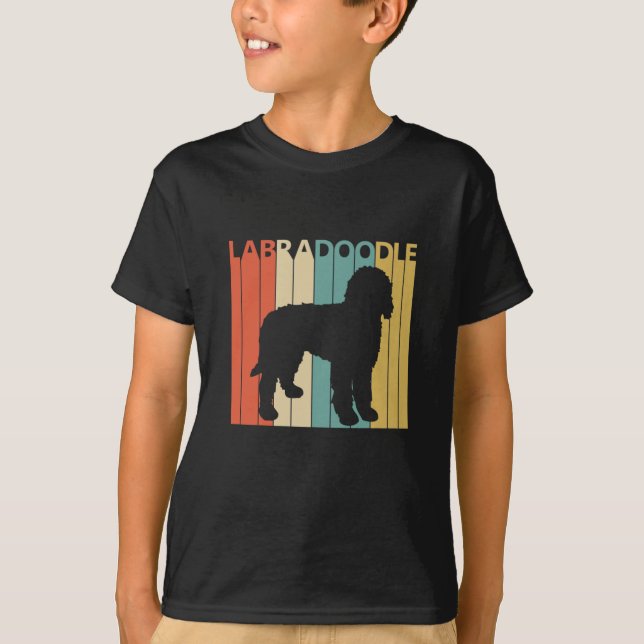 Vintage Labradoodle Hundägare Gift Idea T Shirt (Framsida)
