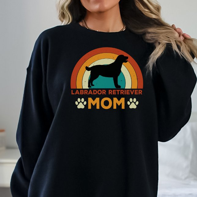 Vintage Labrador Hund Sunset Sweatshirt T Shirt (Skapare uppladdad)
