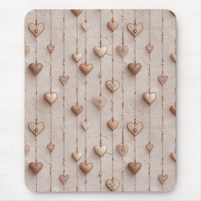 Vintage Lace Heart Strings Musmatta (Framsidan)