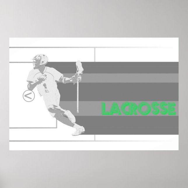 vintage lacrosse fullt rand fält poster (Framsidan)