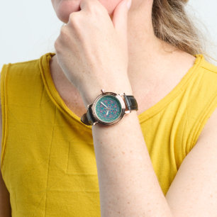 Vintage Läderremsa Armbandsur