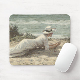 Vintage Lady on Beach Musmatta