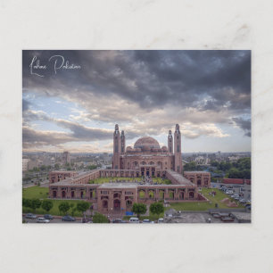 Vintage Lahore Pakistan Badshahi Travel, vattenfär Vykort