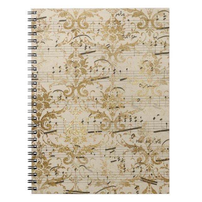 Vintage Lakan Music Anteckningsbok (Framsidan)