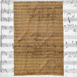 Vintage Lakan Music av Johann Sebastian Bach Kökshandduk