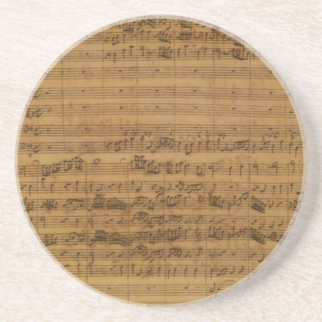 Vintage Lakan Music av Johann Sebastian Bach Underlägg (Framsidan)