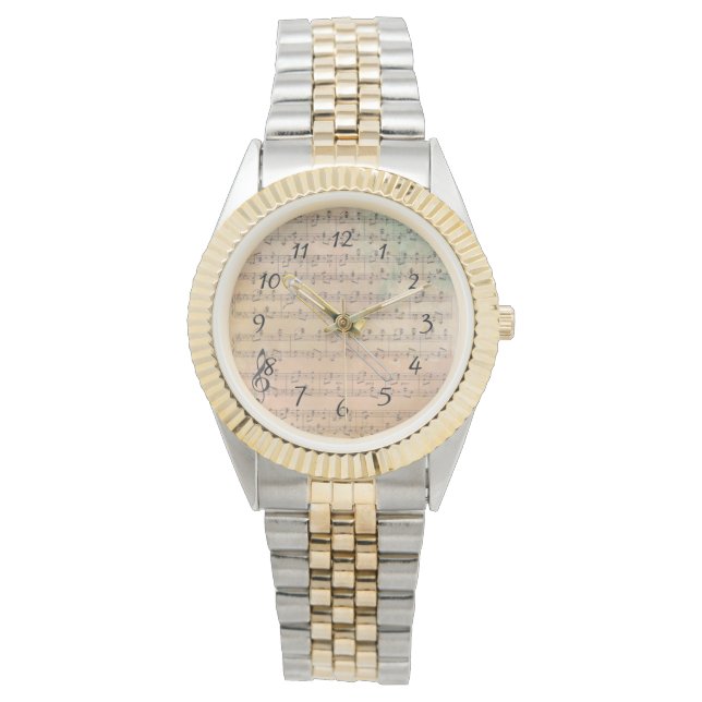 Vintage Lakan Music med trombone Armbandsur (Framsida)