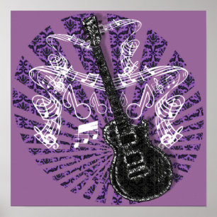 Vintage Lakan Music Rock N Roll Poster